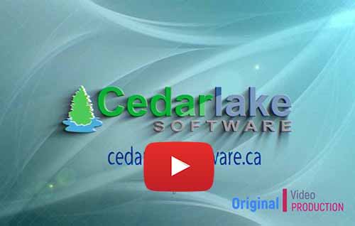 Cedarlake Software video intro