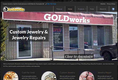 Hoods Goldworks website